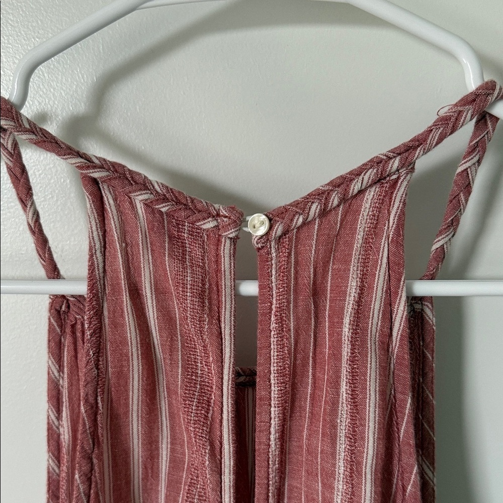 Old Navy Waist-Defined Braided-Strap Dobby Stripe Maxi Dress - Picture 10 of 12